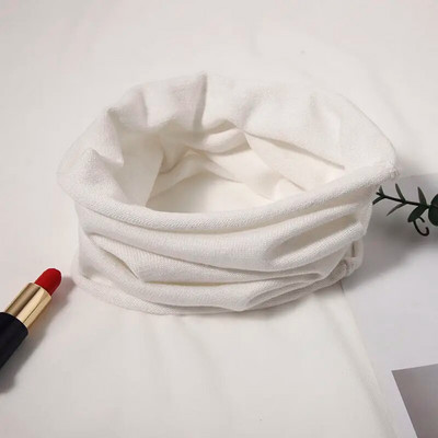 Korejski zimski pleteni vuneni štitnik vratne kralježnice, elastični pulover s lažnim ovratnikom, topli šal, muškarci, žene, štitnik za vrat, traka za glavu Q30