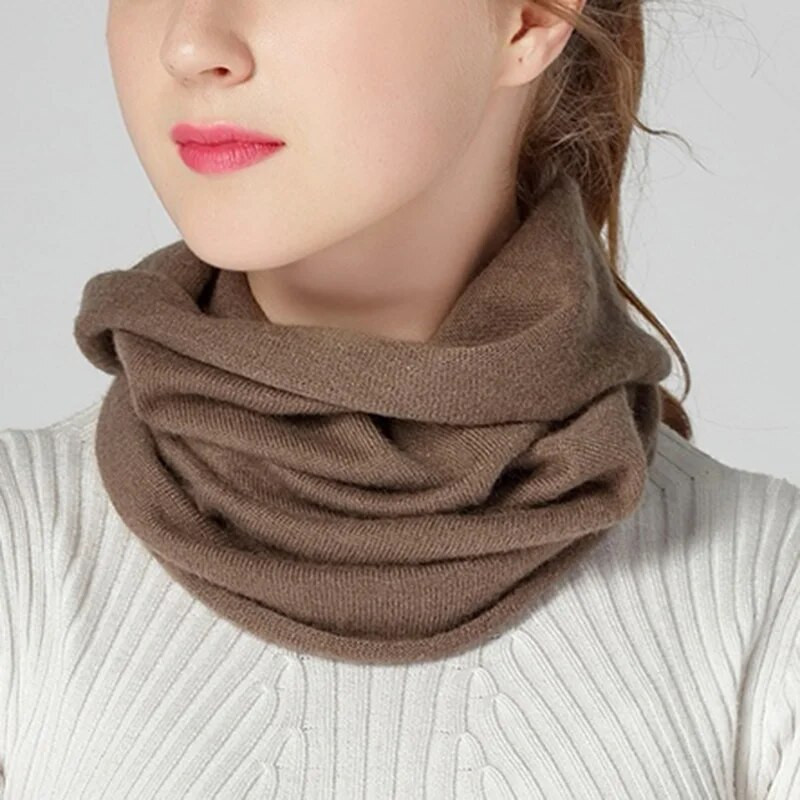 Korejski zimski pleteni vuneni štitnik vratne kralježnice, elastični pulover s lažnim ovratnikom, topli šal, muškarci, žene, štitnik za vrat, traka za glavu Q30