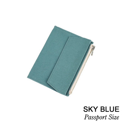 Audekla auduma rāvējslēdzēja maisiņš, kabata ar ādu iesiets piezīmjdatora plānotājs, parastā pases glabāšanas soma, mape kancelejas preces