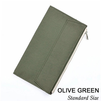 Audekla auduma rāvējslēdzēja maisiņš, kabata ar ādu iesiets piezīmjdatora plānotājs, parastā pases glabāšanas soma, mape kancelejas preces