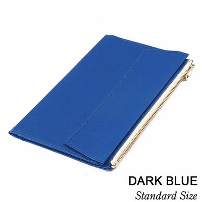 Audekla auduma rāvējslēdzēja maisiņš, kabata ar ādu iesiets piezīmjdatora plānotājs, parastā pases glabāšanas soma, mape kancelejas preces