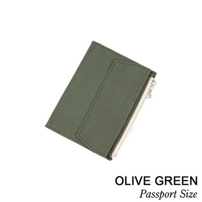 Audekla auduma rāvējslēdzēja maisiņš, kabata ar ādu iesiets piezīmjdatora plānotājs, parastā pases glabāšanas soma, mape kancelejas preces