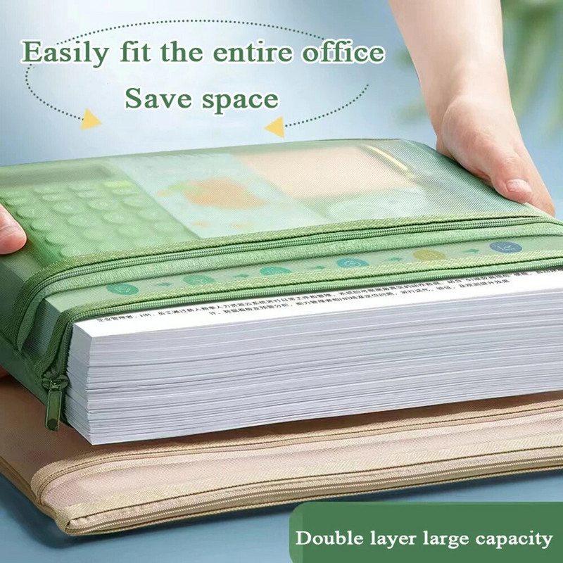 Nešiojamas A4 failų aplankas tinklinis užtrauktukas vokų aplankai mokyklinėms biuro reikmenims Plastikinis failų maišelis dokumentų tvarkytuvas