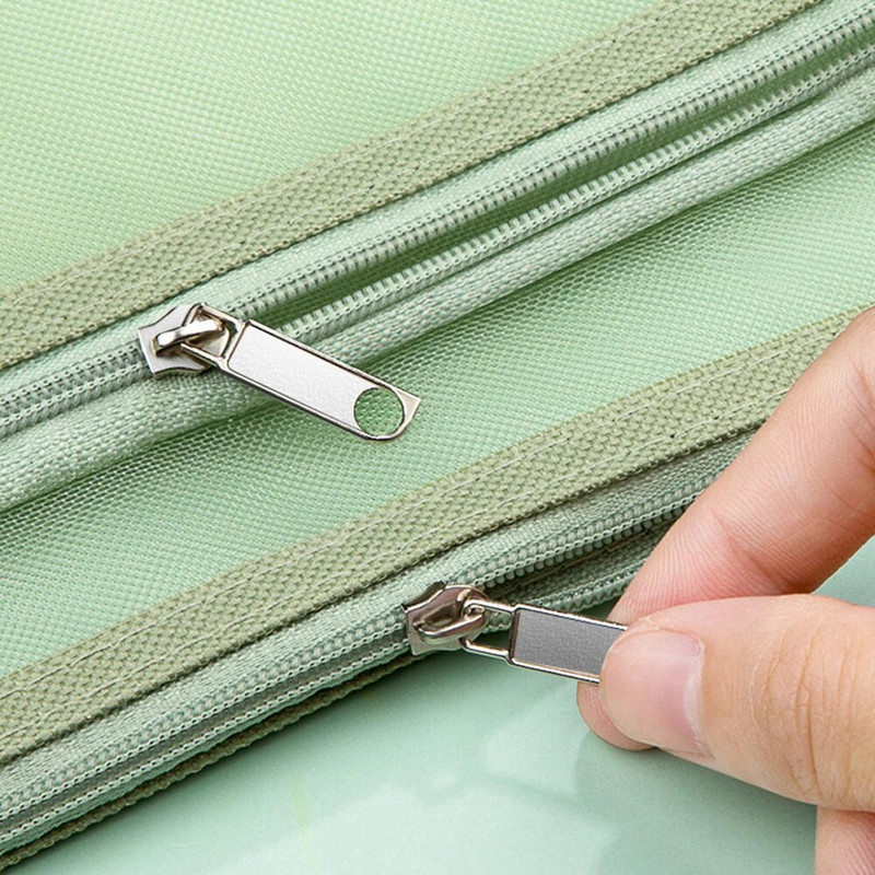 Nešiojamas A4 failų aplankas tinklinis užtrauktukas vokų aplankai mokyklinėms biuro reikmenims Plastikinis failų maišelis dokumentų tvarkytuvas