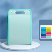 13 rešetki Prijenosna A4 mapa datoteka Torba za dokumente Prozirna PP okomita kutija za organe velikog kapaciteta Torba za organiziranje uredskog papira