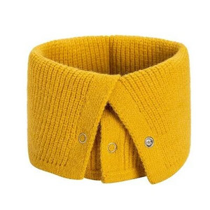 Zimski vuneni pleteni topli šal s dugmadima Ženski rastezljivi šal od kašmira s debelim ovratnikom Štitnik za vrat Ženski vjetrootporni biciklistički pulover O41