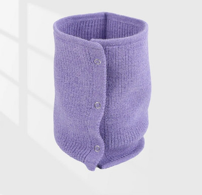 Férfi fedezeti hamis gallér Elasztikus kapucnis gyapjú nyakvédő kantáros pulóver női egyhurkos kötött gombbal hajtogatott meleg sál T39