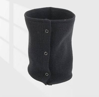 Férfi fedezeti hamis gallér Elasztikus kapucnis gyapjú nyakvédő kantáros pulóver női egyhurkos kötött gombbal hajtogatott meleg sál T39