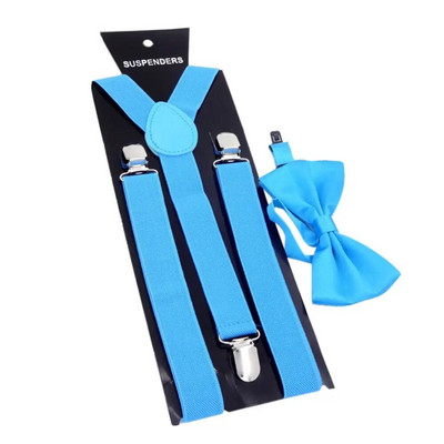 Modni tregeri Set leptir kravata Prilagodljivi uniseks tregeri Y Back Style Elastične naramenice Dodaci za odjeću