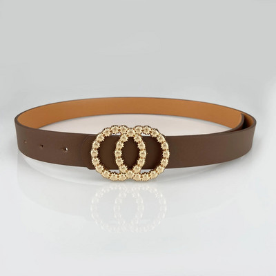 Zöld PU bőr öv Női divat Alkalmi luxus dizájn farmernadrág kiegészítők gótikus öv koreai trend fekete fűző