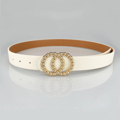 Zöld PU bőr öv Női divat Alkalmi luxus dizájn farmernadrág kiegészítők gótikus öv koreai trend fekete fűző