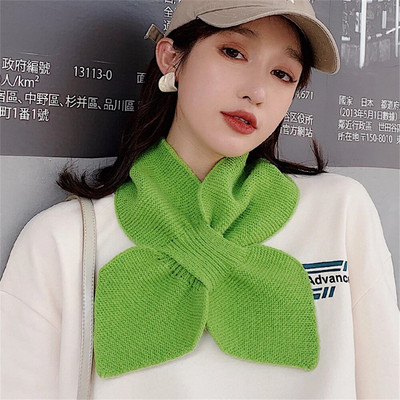 Jaunie vārti Han Guodong adāma vilnas apkakle mīksta māsa maza tauriņa šalle sieviešu ziemas krusta silta šalle CM101