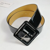 Suvine mood lakknahast lai vöö naiste kleit vööga punane vabaaja vöö