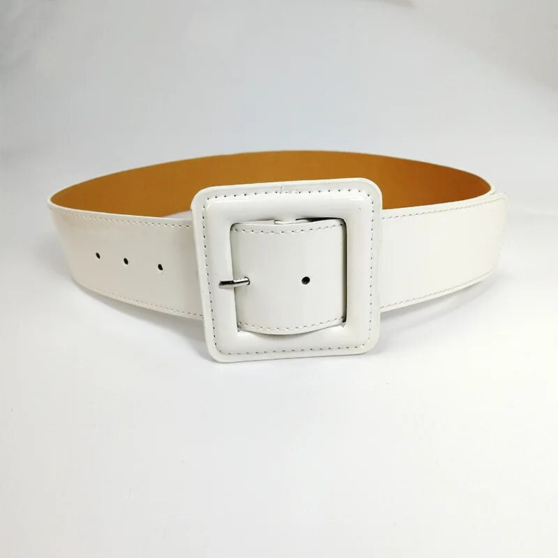 Suvine mood lakknahast lai vöö naiste kleit vööga punane vabaaja vöö