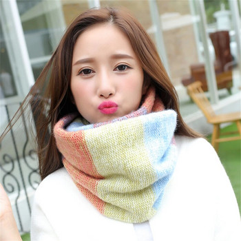 Нова зимна корейска версия на дамска плетена забрадка за зимна удебелена топъл вълнен шал за врата ZY-01
