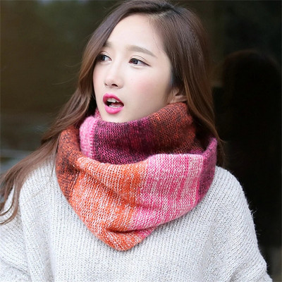 Nova zimska korejska verzija ženske pletene marame za glavu zimske debele tople vunene marame oko vrata ZY-01