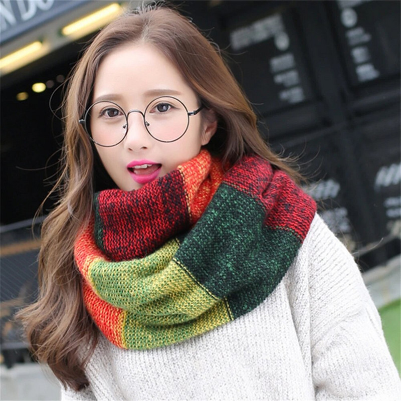 Nova zimska korejska verzija ženske pletene marame za glavu zimske debele tople vunene marame oko vrata ZY-01