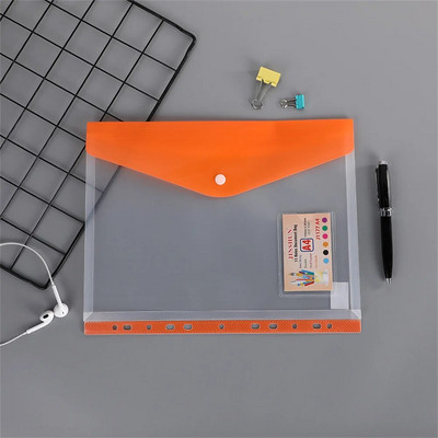 A4-es poliborítékos iratmappa pattintógombos vízálló táskával Számlajegyzetfüzet Irodaszer tartó Irodai iratrendező