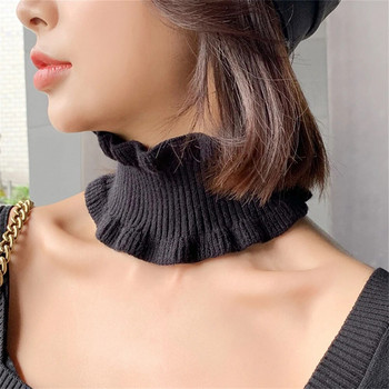 Нов шал женски хан издание през есента и зимата вълнен шал за плетене топла висока яка с джокер GY019
