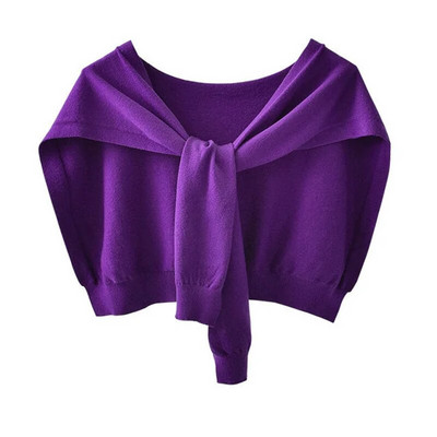 Korejska ženska zimska vunena bluza, ramena, ogrtač, šal s čvorovima, štitnik za vrat, lažni ovratnik, šal od kašmira, topli pleteni šal Q36