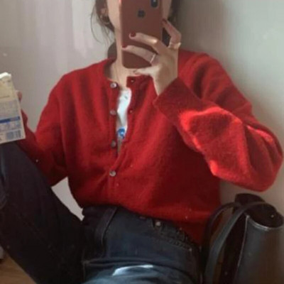 Kašmira džemperis, sieviešu džemperis ar garām piedurknēm, vienrindu, elegants džemperis, masīvvilnas trikotāžas rudens ziemas virsdrēbes X452