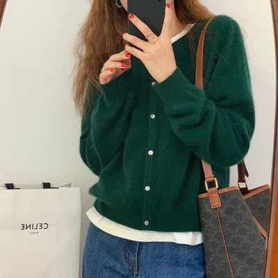 Kašmira džemperis, sieviešu džemperis ar garām piedurknēm, vienrindu, elegants džemperis, masīvvilnas trikotāžas rudens ziemas virsdrēbes X452