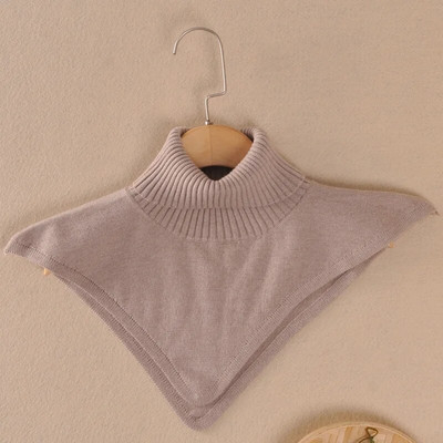 Sieviešu ziemas kašmira trikotāžas bruņurupuča gredzens šalle neregulāra viltus apkakle, mīksta šalles rudens vilnas džemperis kakla sildītājs sievietēm