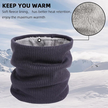 Χειμερινό πλεκτό κασκόλ 2023 Μονόχρωμο κασμίρ κασκόλ Κασκόλ Λαιμός Πιο ζεστό μαλλί Γούνα ανδρικό γυναικείο μαντήλι στο λαιμό Δαχτυλίδι