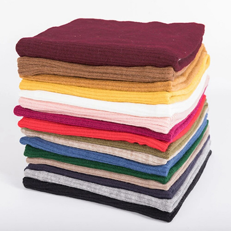 2023 Talvine Kootud Sall Ühevärviline Kašmiir Snood Sallid Kaelasoojendaja Paks Villane Karusnahk Meeste Naiste Kael Sall Ring