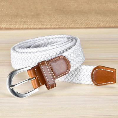 Divat női kötött vászon rugalmas sztreccs öv szövet alkalmi szőtt öv női farmernadrág heveder taktikai pánt öv AL078