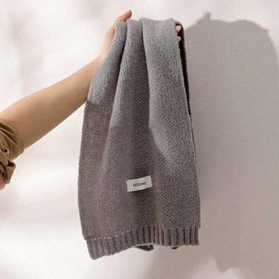 Dodaci za šal Topli ženski dugi vuneni šal Ženski šal od kašmira Čiste boje Omotači Šalovi u korejskom stilu