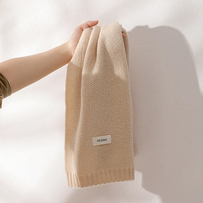 Dodaci za šal Topli ženski dugi vuneni šal Ženski šal od kašmira Čiste boje Omotači Šalovi u korejskom stilu