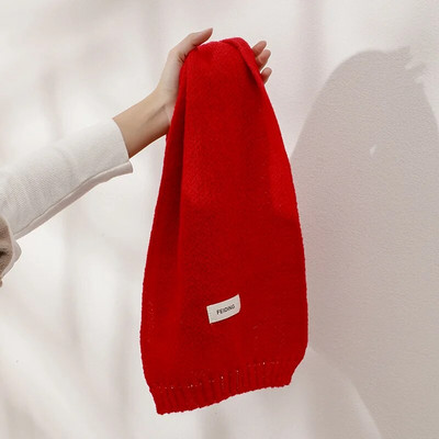 Dodaci za šal Topli ženski dugi vuneni šal Ženski šal od kašmira Čiste boje Omotači Šalovi u korejskom stilu