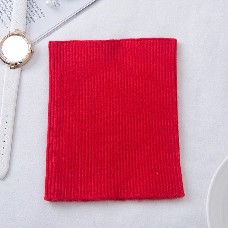 Zimske žene Kašmir Zaštita za vrat Lažni ovratnik Ženski ženski pulover s ogradom, topli šal otporan na hladnoću, elastična vunena pletenina