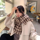 Korejski slatki šalovi za djevojke New Harajuku Klasični zimski topli mekani debeli šalovi Ženski šalovi od kašmira Par dugih šalova