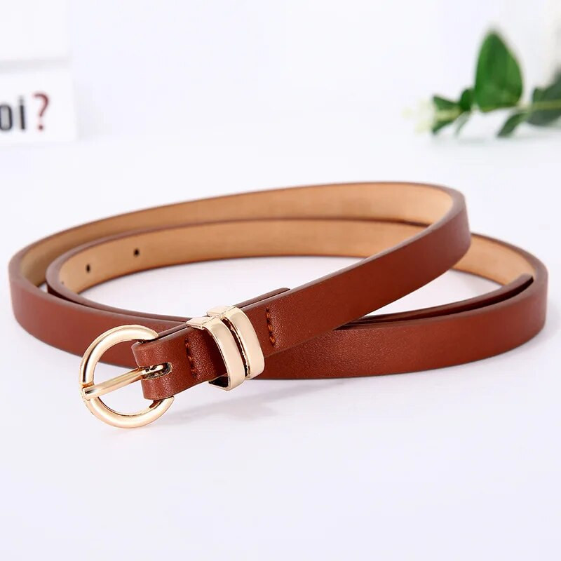 Modni ženski remeni za haljine i traperice Svestrani ukrasni kožni remen za žene