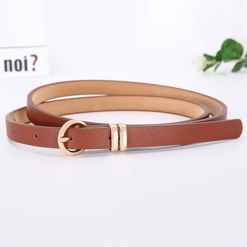 Modni ženski remeni za haljine i traperice Svestrani ukrasni kožni remen za žene