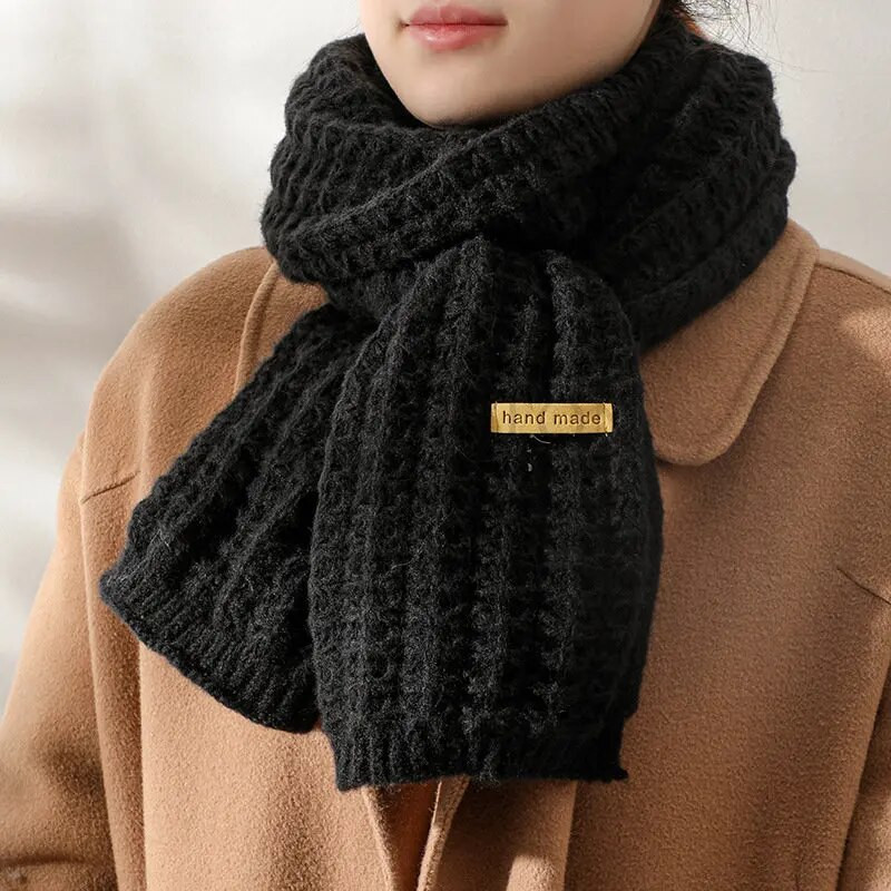 Novi zimski pleteni šal Modni ženski dugi šalovi Ženski vintage veliki šal Meki topli šal od zadebljane vune od pašmine