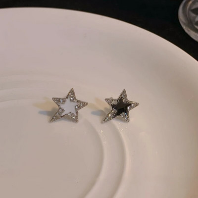 2023 Nove peterokutne zvjezdane naušnice s nitnama za žene Djevojke Nove gotičke naušnice Y2K punk dizajna Jednostavne naušnice koje se mogu ukloniti