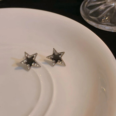 2023 Nove peterokutne zvjezdane naušnice s nitnama za žene Djevojke Nove gotičke naušnice Y2K punk dizajna Jednostavne naušnice koje se mogu ukloniti