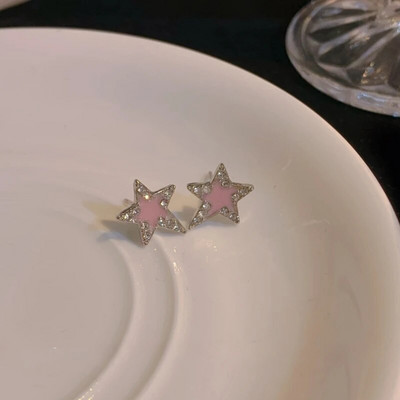 2023 Nove peterokutne zvjezdane naušnice s nitnama za žene Djevojke Nove gotičke naušnice Y2K punk dizajna Jednostavne naušnice koje se mogu ukloniti