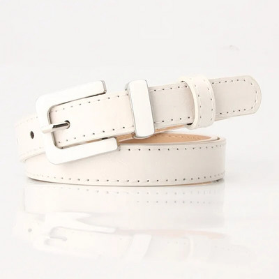 Öv Női Ötvözet Csat Női Farmer Öv Olaj csepp bőr női ruha Deréköv Vad fekete zöld derékpánt