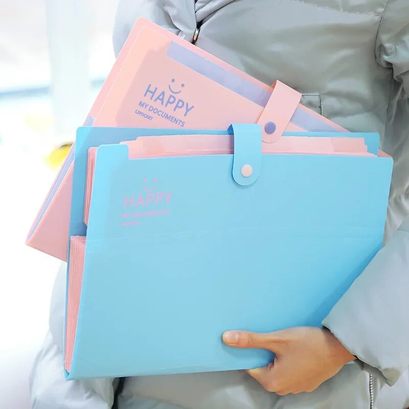 Prijenosna torba za organe, mapa A4, papirna torba za pohranu studentskih testova velikog kapaciteta, 13-slojna torba za pohranu klasifikacije datoteka s računima