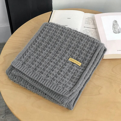 Novi zimski pleteni šal Modni ženski dugi šalovi Ženski vintage veliki šal Meki topli šal od zadebljane vune od pašmine