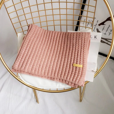 Novi zimski pleteni šal Modni ženski dugi šalovi Ženski vintage veliki šal Meki topli šal od zadebljane vune od pašmine