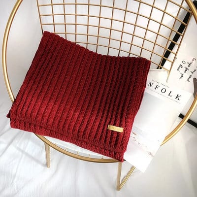 Novi zimski pleteni šal Modni ženski dugi šalovi Ženski vintage veliki šal Meki topli šal od zadebljane vune od pašmine