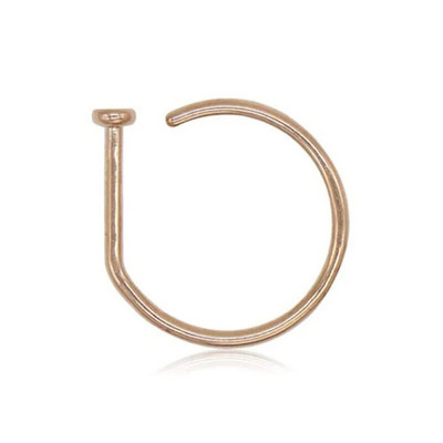 Punk Női Férfi Hamis Piering Orrgyűrű Fülbevaló Divat Nem Piercing Orrcsipsz Rozsdamentes Acél Perforált Septum Testékszerek