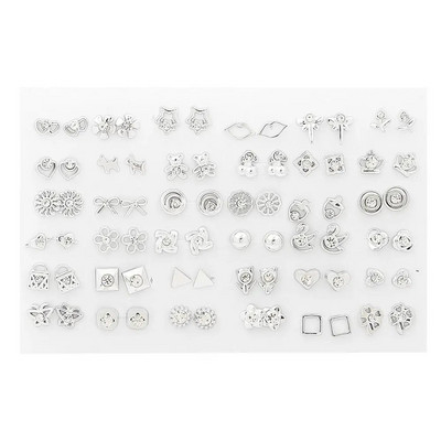 36/18 pari višebojnih Cryatal crtanih Star Moon hipoalergenih plastičnih naušnica za žene, djevojke, božićni darovi za vjenčanje