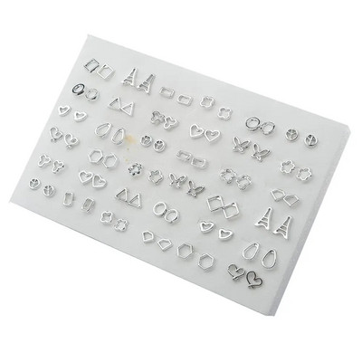 36/18 pari višebojnih Cryatal crtanih Star Moon hipoalergenih plastičnih naušnica za žene, djevojke, božićni darovi za vjenčanje