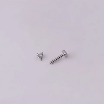 1 бр. Пиърсинг обеца от неръждаема стомана Tragus Stud Crystal Labret Ear Studs хрущялна обеца за жени Пиърсинг Body Nap Бижута